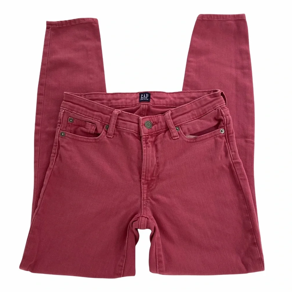 GAP Skinny Womens 25 Ankle Jeans in Wild Rose